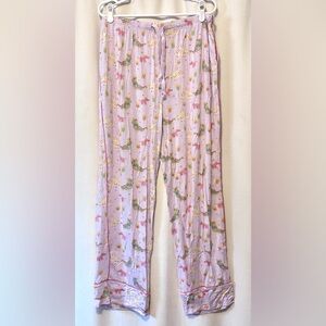 Posh Peanut x Glitterville Woman’s Luxe PJ Bottoms size XXL “Parisian Sleigh”